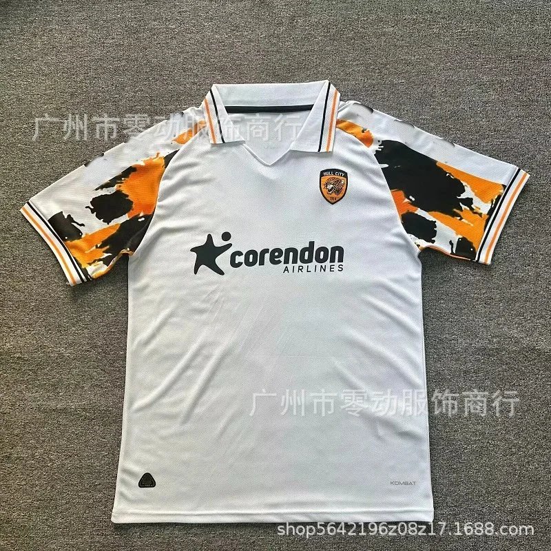 Shakhtar Donetsk 2023-24 Third Jersey Black Orange Cracked Pattern Jersey - 6