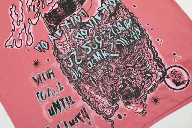Hellstar T-Shirts Oversized graphic print T-shirt product detail image 8