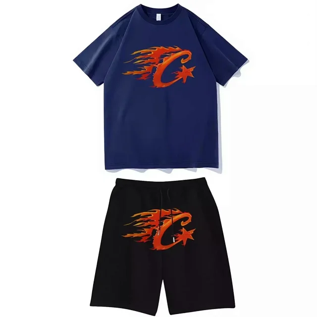 Unbranded Matching Sets Graphic-print T-shirt and shorts set product detail image 4