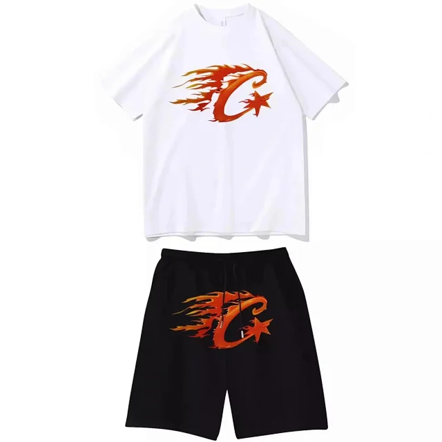 Unbranded Matching Sets Graphic-print T-shirt and shorts set product detail image 6