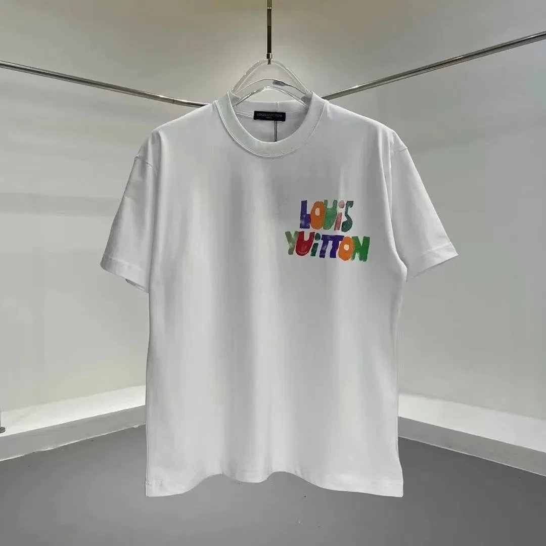 Louis Vuitton T-Shirts Graphic Print Short-Sleeve T-Shirt — 13