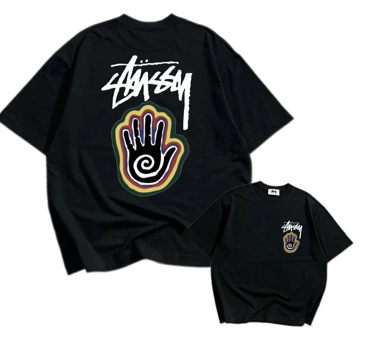 Stüssy Fresh Gear Black T-Shirt - 5