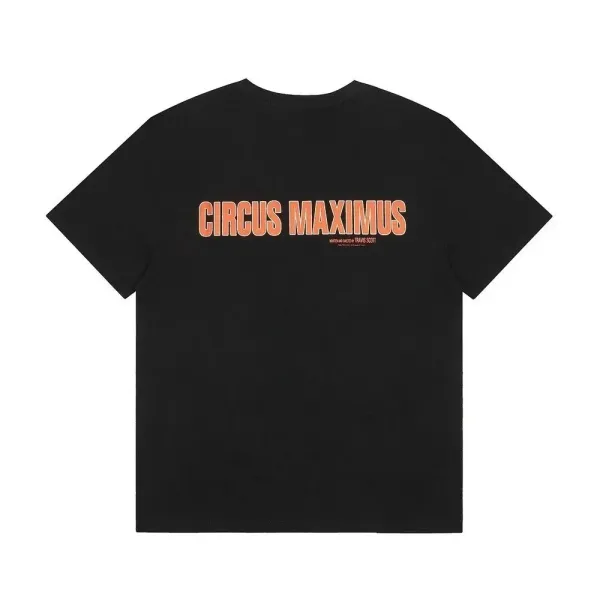 Travis Scott x Cactus Jack Circus Maximus Black T-Shirt - 1