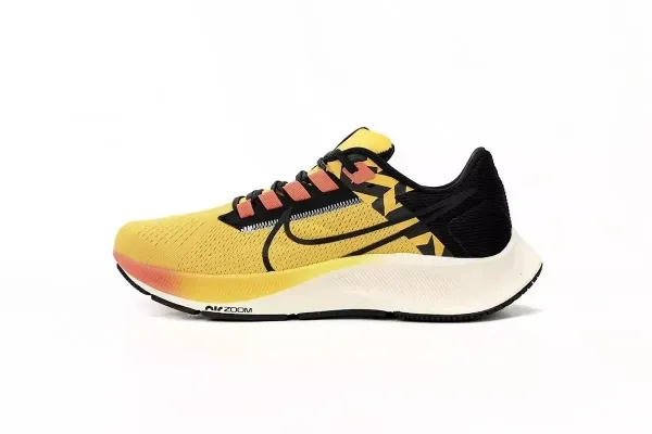 Nike Air Zoom Pegasus 39 Yellow Black Orange Running Shoes - 1