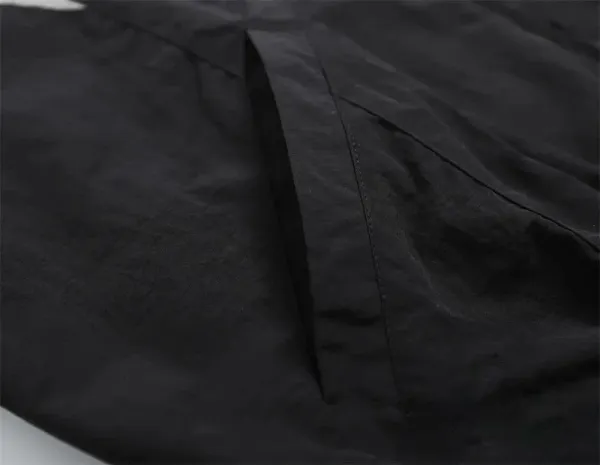 Lululemon Track Pants Black with White Side Stripes Pants - 9