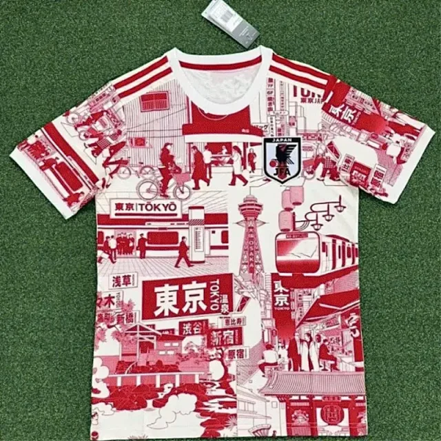 Japan Football Association Jerseys Commemorative graphic jersey product detail image 1