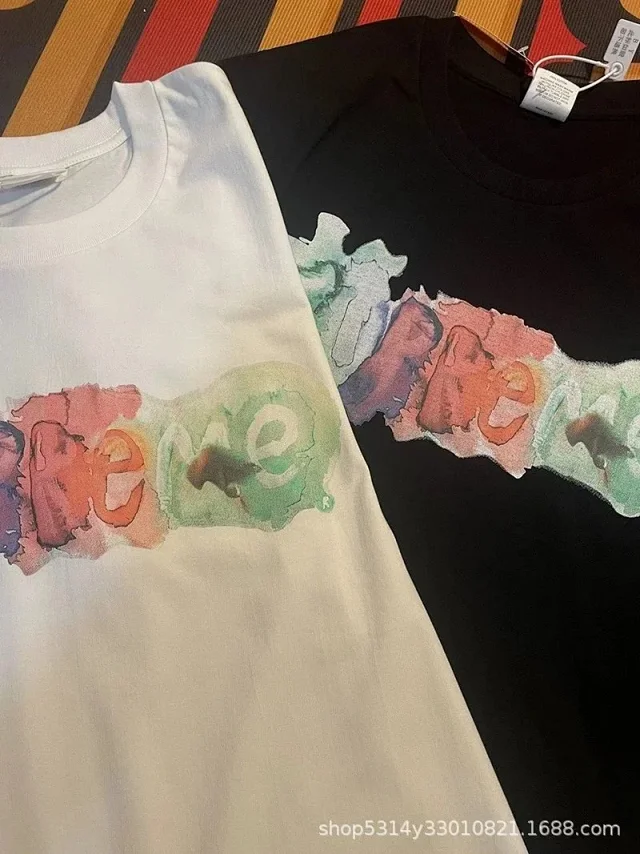 Supreme T-Shirts Short-Sleeve Graphic Print T-Shirt product detail image 5