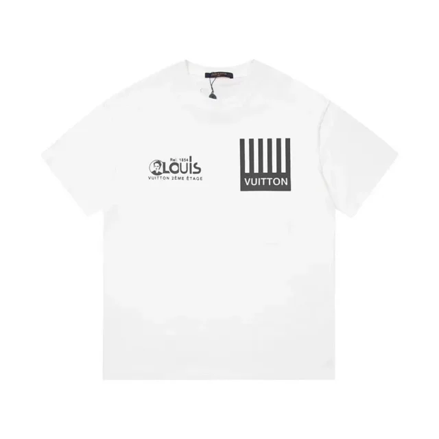Louis Vuitton T-Shirts Graphic Print Short-Sleeve T-Shirt product detail image 10