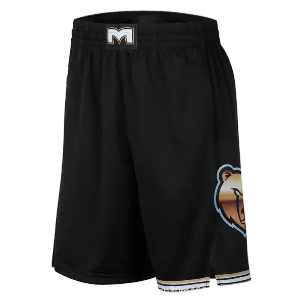 Memphis Grizzlies City Edition Basketball Shorts Black - 1