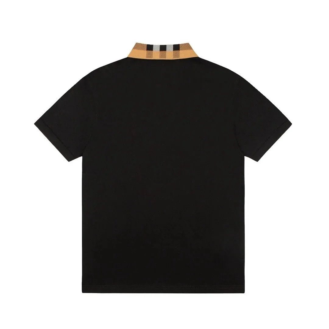 Burberry Shirts Short-Sleeve Check-Collar Polo Shirt image 3