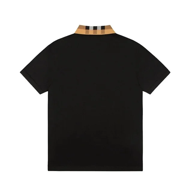 Burberry Shirts Short-Sleeve Check-Collar Polo Shirt product detail image 3