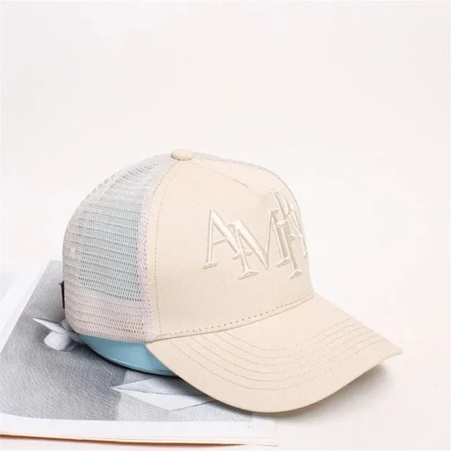 AMIRI Hats Mesh trucker cap with embroidered logo product detail image 10