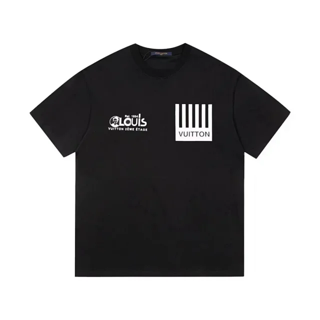 Louis Vuitton T-Shirts Graphic Print Short-Sleeve T-Shirt product detail image 7