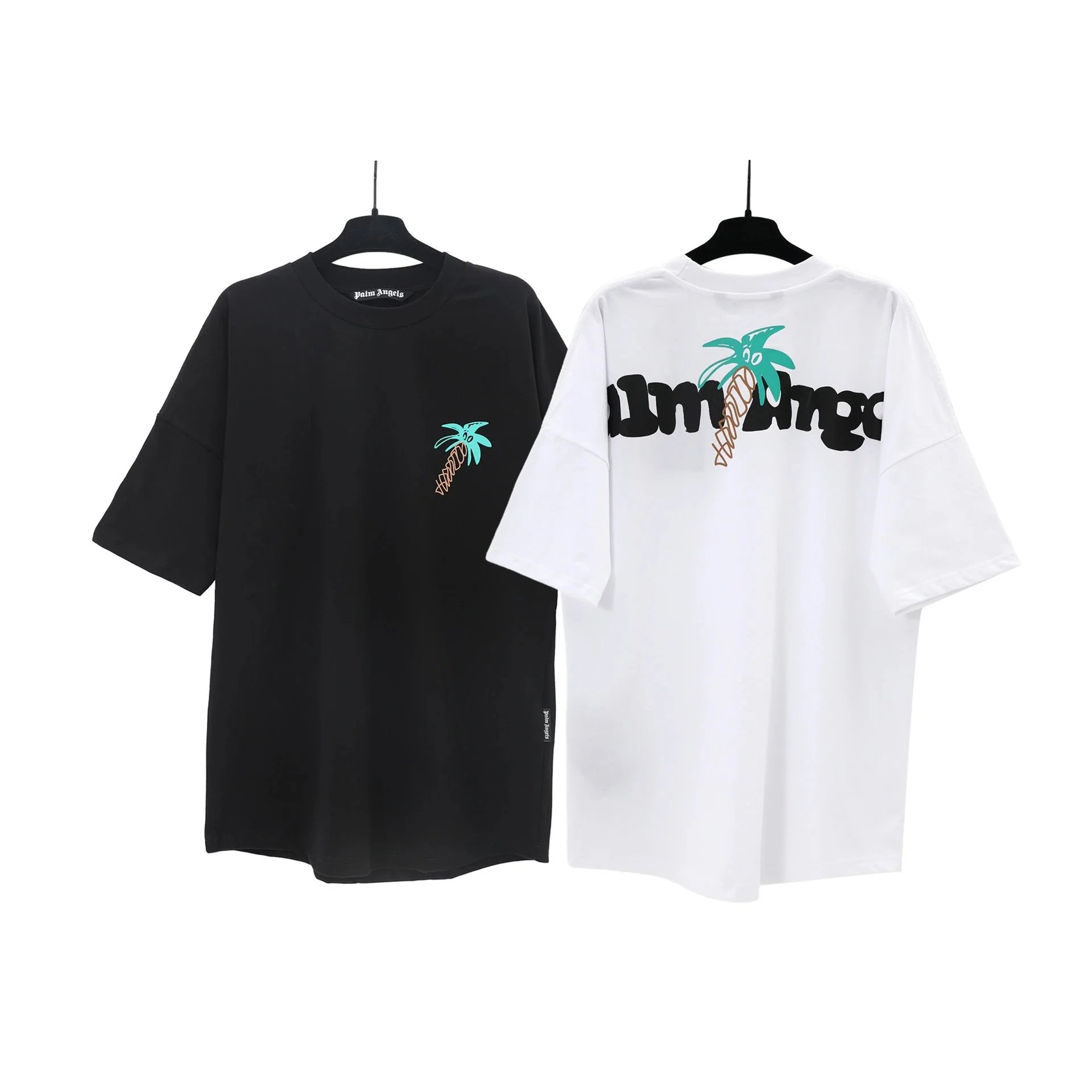 Palm Angels T-Shirts Short-Sleeve Graphic Print image 4