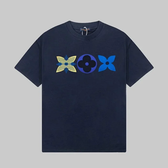 Louis Vuitton T-Shirts Short-Sleeve Logo Print product detail image 7