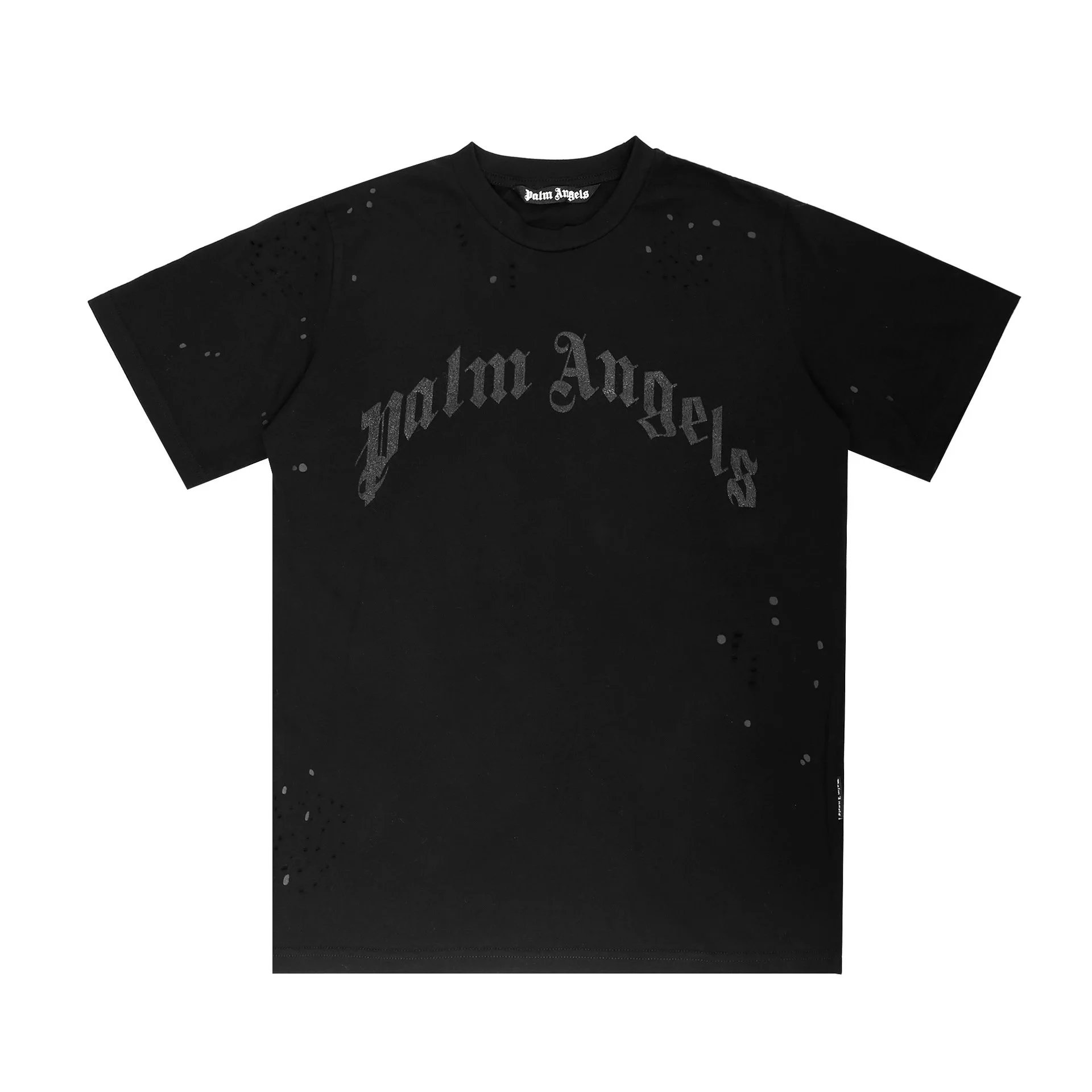 Palm Angels T-Shirts Short-Sleeve Graphic Print — 2222 black