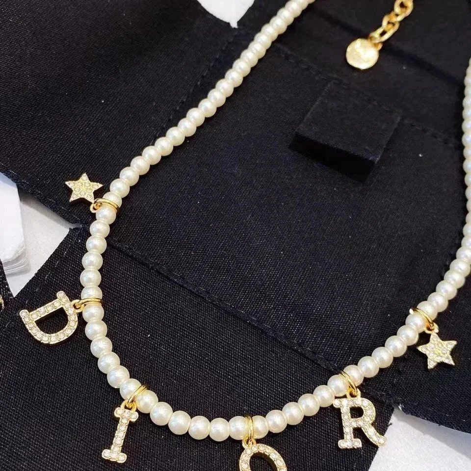 Dior Pearl Letter Ch