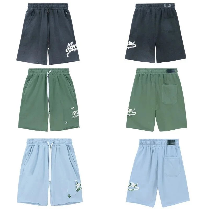 AMIRI Shorts Washed logo drawstring image 2