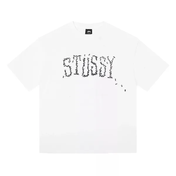 Stüssy Floral Collage Navy T-Shirt - 10