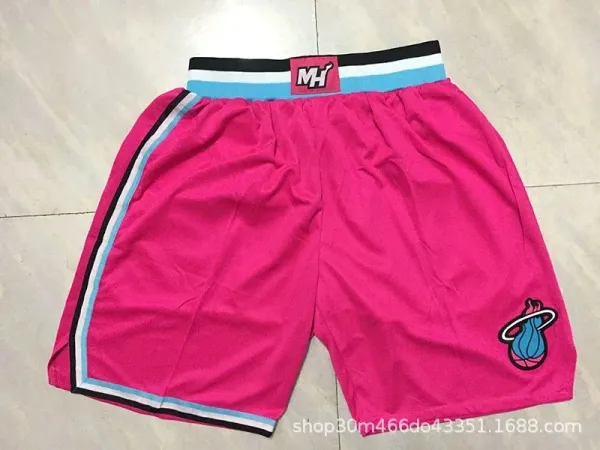 Miami Heat x MH Pink Basketball Shorts - 1