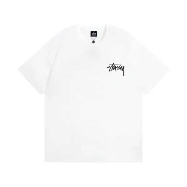 Stussy Stock Logo T-Shirt White T-Shirt - 1
