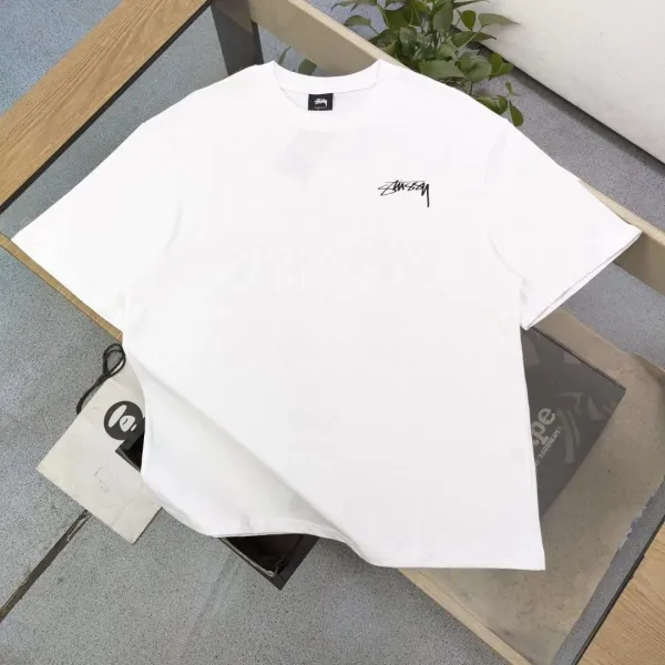 Stüssy Floral Print Pocket Tee Black T-Shirt - 2