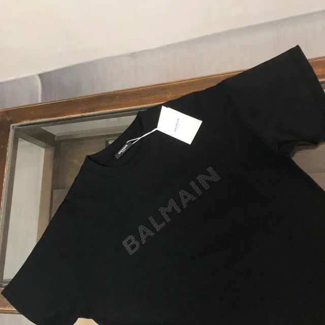 Balmain T-Shirts Logo Print product detail image 2