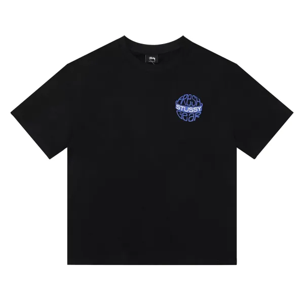 Stüssy Floral Print Pocket Tee Black T-Shirt - 10