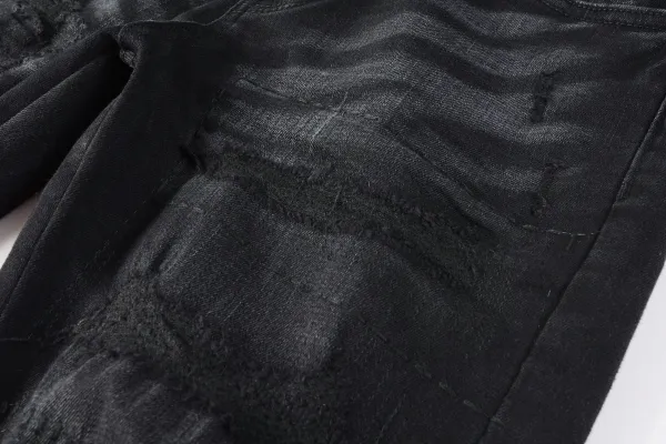 Gallery Dept. Distressed Black Denim Jeans - 8