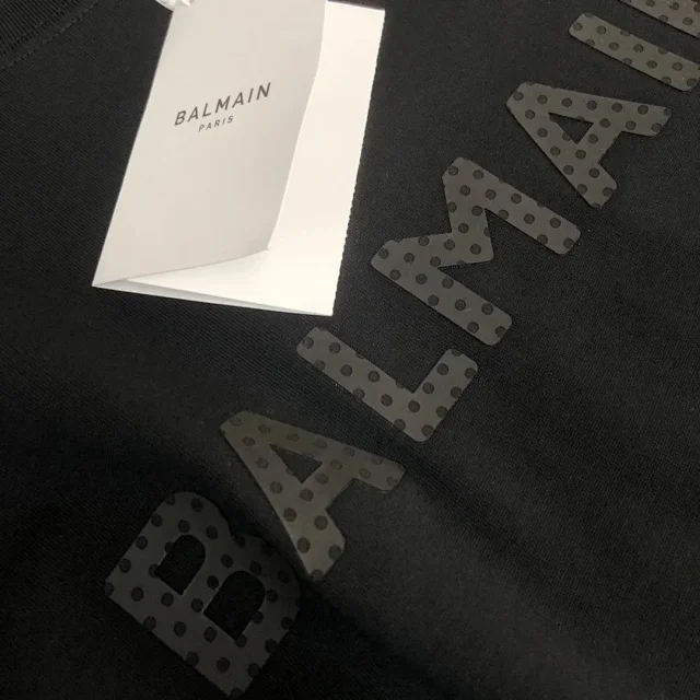 Balmain T-Shirts Logo Print product detail image 5