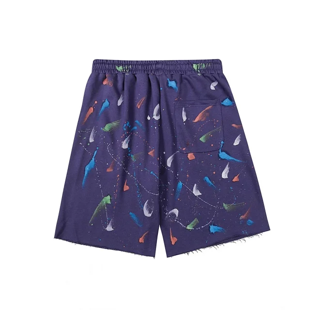 Unbranded Shorts Paint-Splatter Graphic Drawstring product detail image 3