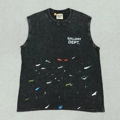 Gallery Dept. Vests Splatter Paint Sleeveless Vest image 1