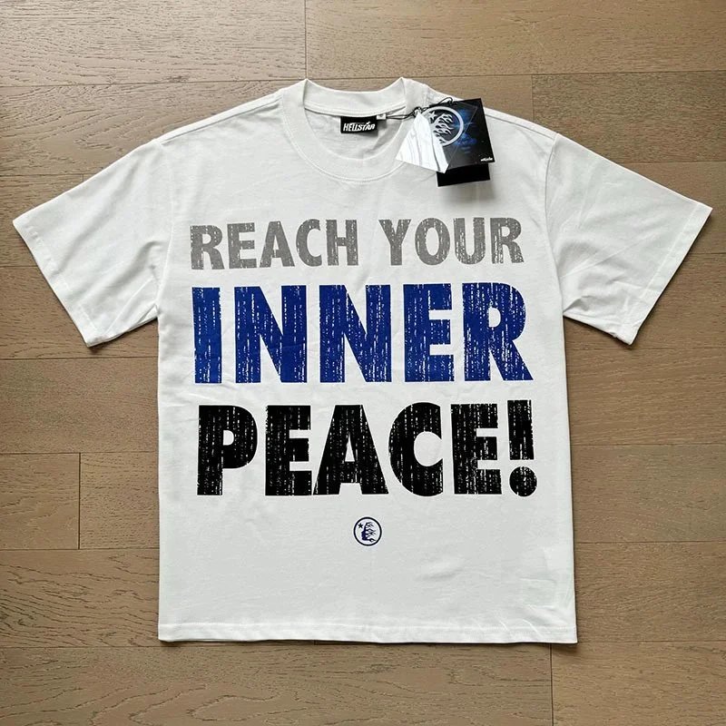 Hellstar T-Shirts Graphic short-sleeve T-shirt — x585 white