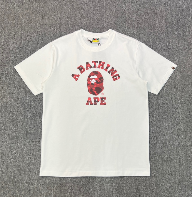 A Bathing Ape T-Shirts Short-sleeve camouflage Head graphic — 02