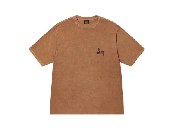 Stüssy Classic Logo T-Shirt Brown T-Shirt - 1