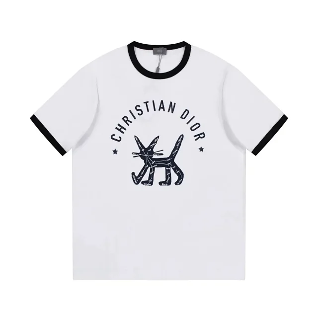 Dior T-Shirts Short-sleeve logo graphic product detail image 8