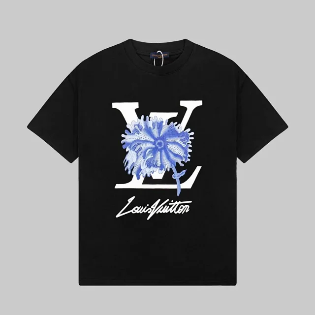 Louis Vuitton T-Shirts Short-Sleeve Graphic Print product detail image 8