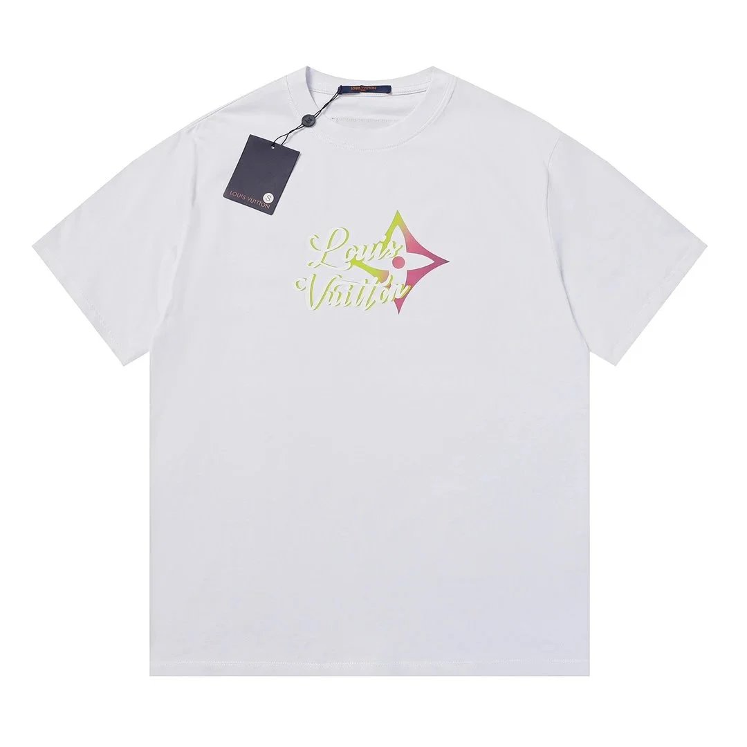Louis Vuitton T-Shirts Graphic Print Short-Sleeve T-Shirt — 30