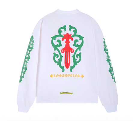 Chrome Hearts T-Shirts Cross Graphic Short-Sleeve T-Shirt image 10