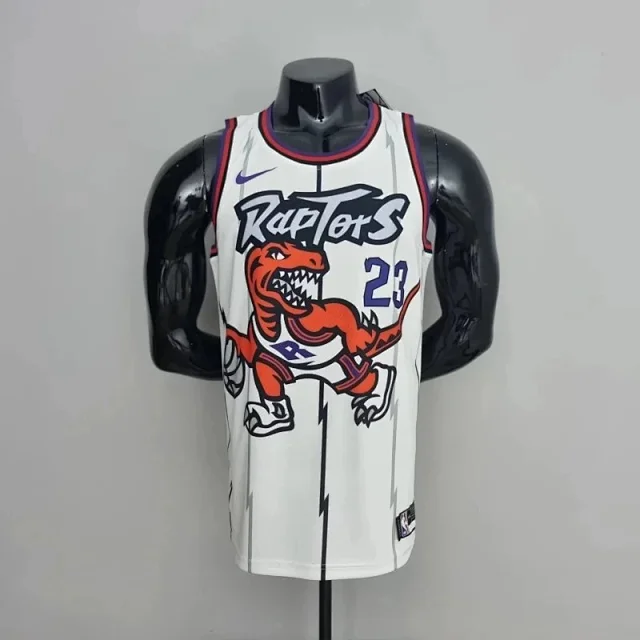 Nike Toronto Raptors dinosaur graphic basketball jersey product detail image 3