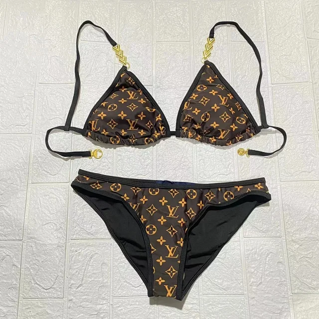 Louis Vuitton Swimwear E-100 Triangle String Bikini Set product detail image 10