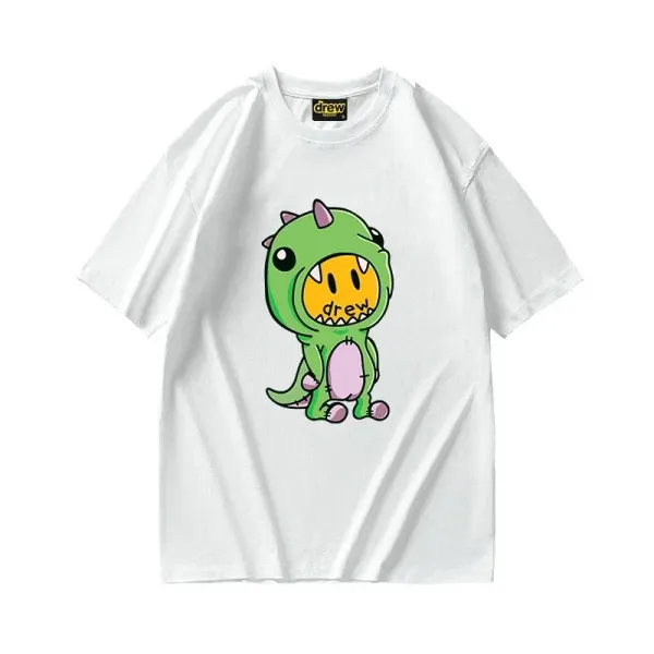 Drew House Dino Smiley T-Shirt White - 1