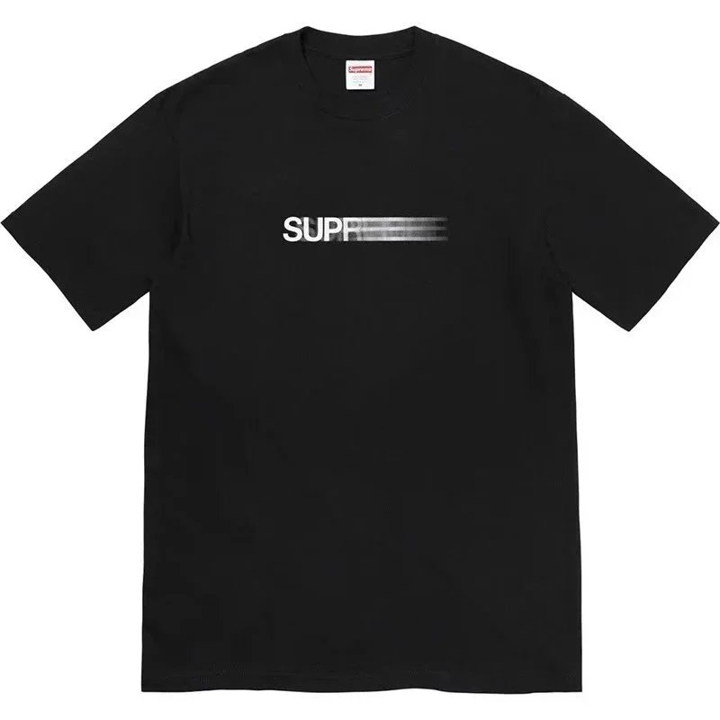 Supreme T-Shirts Short-Sleeve Graphic Print T-Shirt — B352 Phantom Black