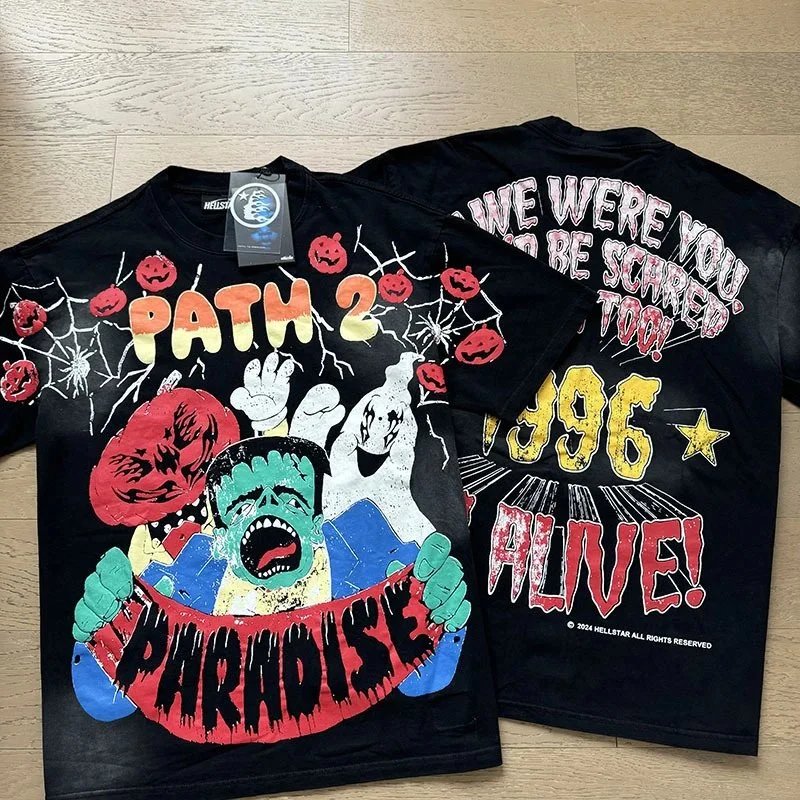 Hellstar T-Shirts Graphic short-sleeve T-shirt — x6701