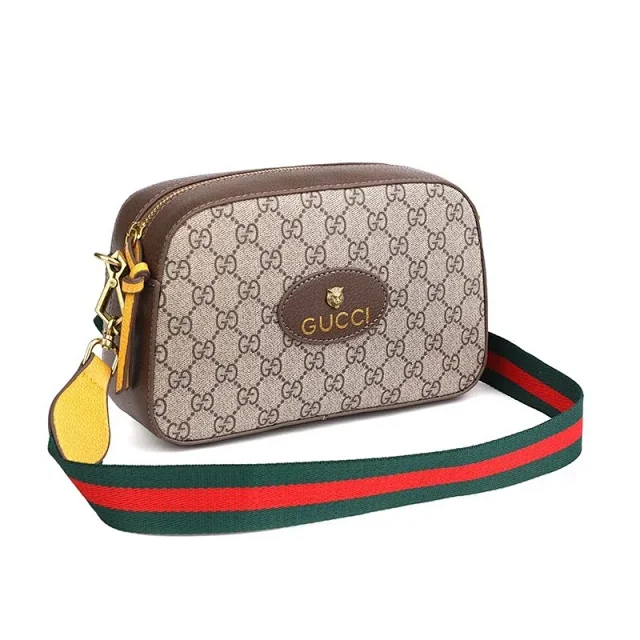 Gucci Crossbody Bags GG Monogram Camera Bag with Web Strap product detail image 3