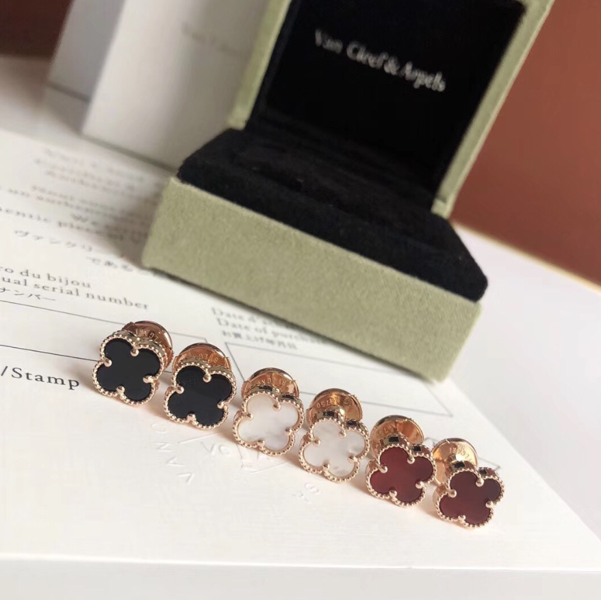 Van Cleef & Arpels Alhambra Stud Earrings