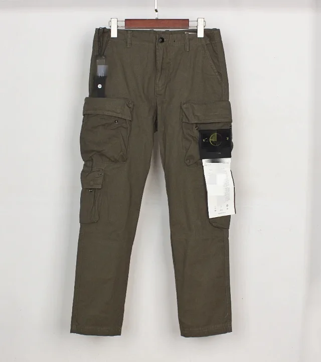 Stone Island Trousers Cargo with multiple flap pockets and Compass badge product detail image 5