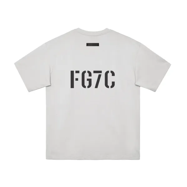 Fear of God Essentials FG7C Graphic T-Shirt Gray - 1