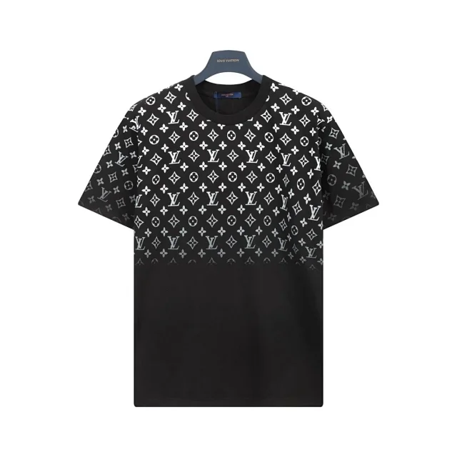 Louis Vuitton T-Shirts Short-Sleeve Crewneck Graphic Print product detail image 9