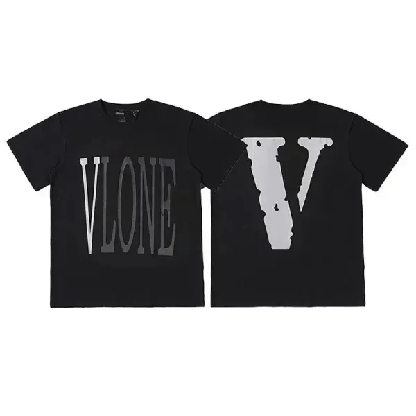 Vlone V Logo Black T-Shirt - 1